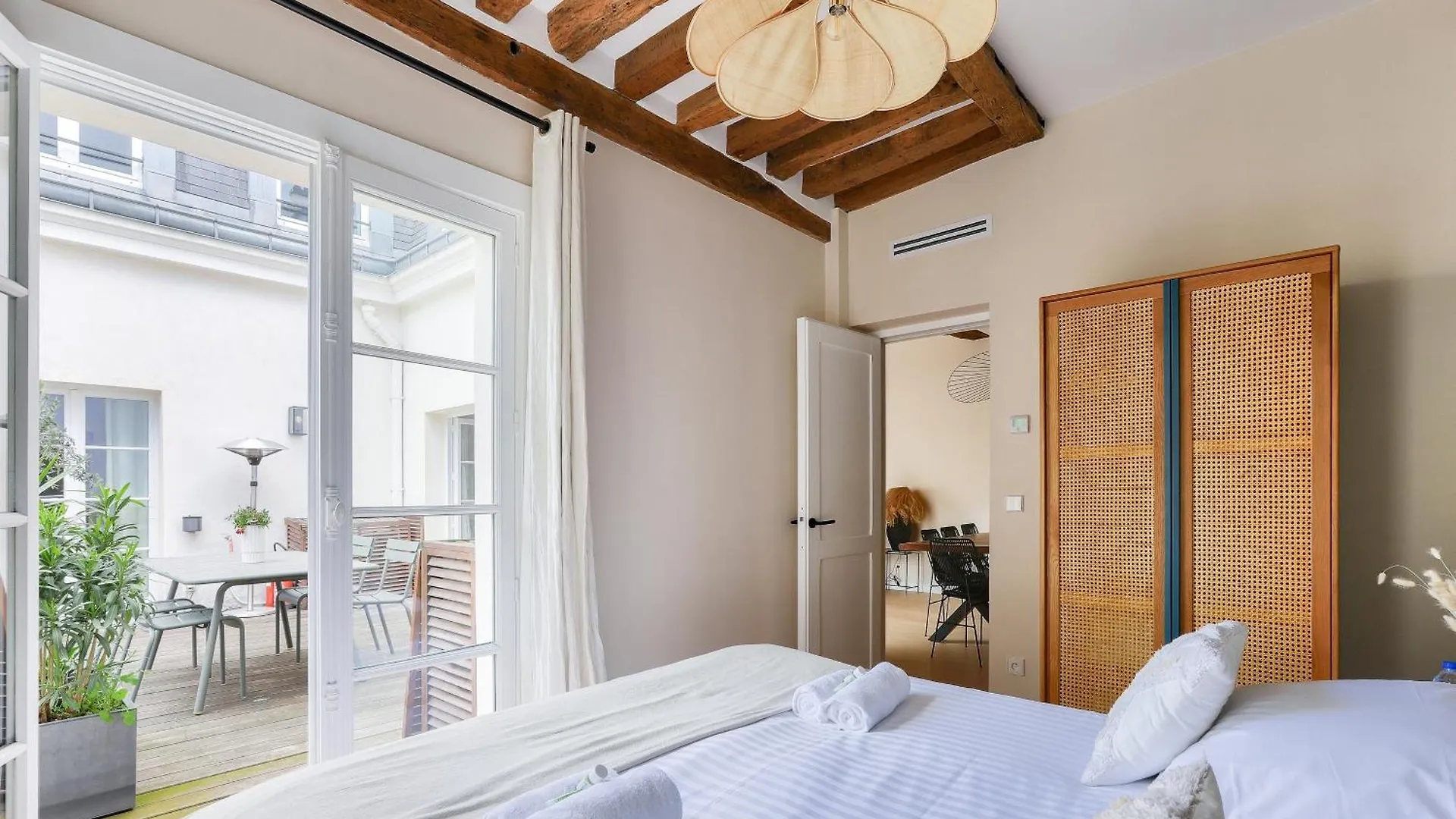 Apartment Grande Terrasse, Climatisation, 3 Chambres, Marais